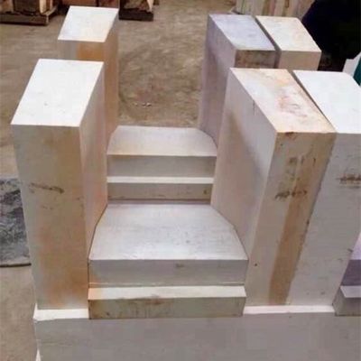 Second Hand AZS Refractory Brick for Glass Furnace SiC Content % 0% Bulk density 3.95