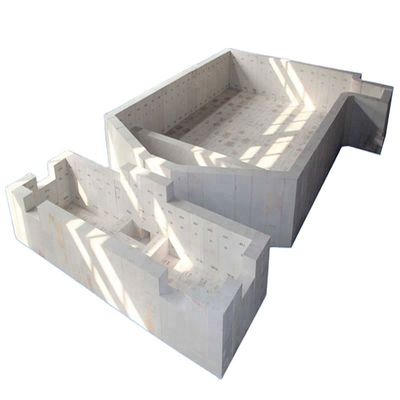 14%-16% SiO2 Content Firebrick Fused Cast AZS Blocks Refractories for Glass Industry