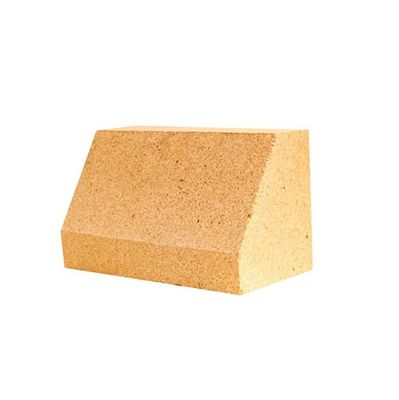 FE2O3 2% max Wedge Refractory Fire Clay Brick for Steel Mill Heating Furnace Sample