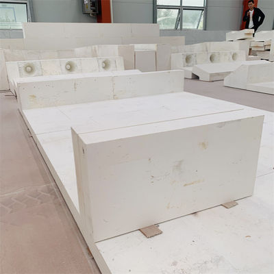 13% SiO2 Content AZS Refractory Block for Fiber Glass Kiln and Glass Melting Furnace