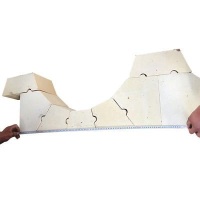 Customized Size High Thermal Shock Resistance Silica Brick For Glass Furnace Hot Repair