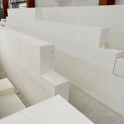 High Alumina Zirconia Zro2 Block Fused Cast Azs Brick for Glass Kiln Refractory Brick