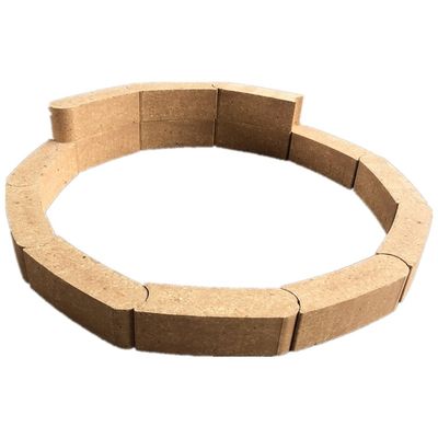 High Alumina Acid-Proof Fire Clay Refractory Brick with 50% SiO2 Content Light Yellow