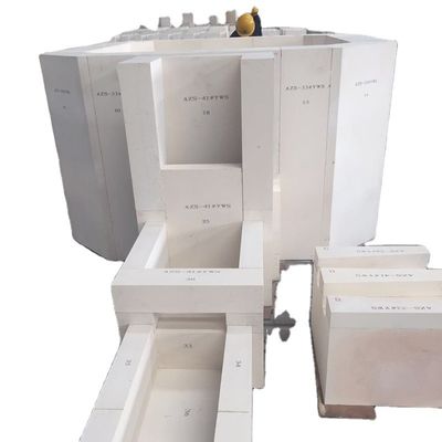1.2-1.4% SiC Content Azs Refractory Brick for Lime Kilns in Cement Plant Customization