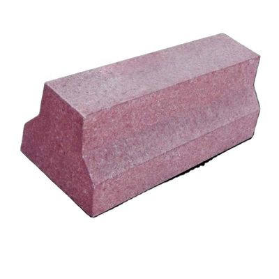 Steel Pusher Metallurgical Furnace Refractory Fused Chrome Corundum Gliding Rail Brick