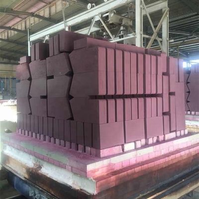 Non Ferrous Smelting Furnace Chrome Corundum Brick with Punching Processing Service
