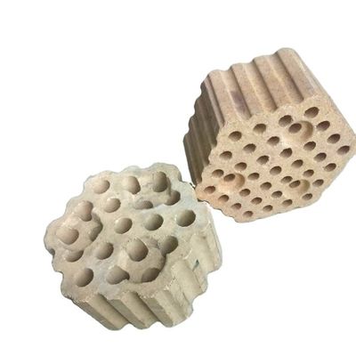 Electric Arc Furnace Fire Proof Checker Brick Made of Light Yellow Calcined Bauxite