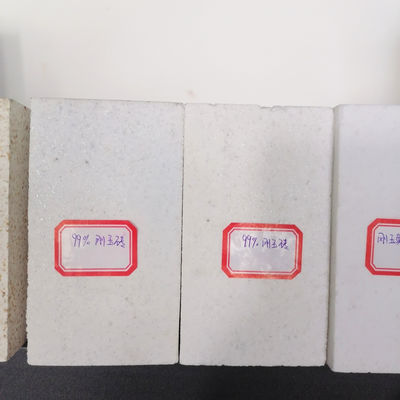 High Temperature Corundum Brick for Glass Kiln Sample Provided MgO Content of 0.05%