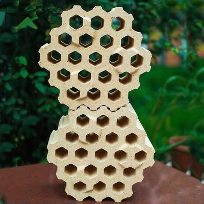 48%-85% Al2O3 Content Checker Refractory Bricks for Upgraded Glass Melting Furnace