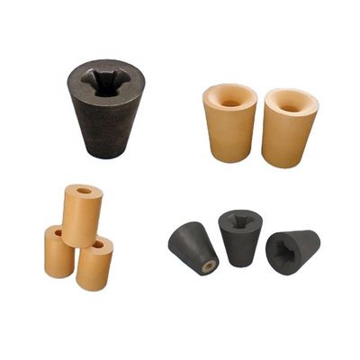 Zirconia Ceramic Nozzle Inserts for Tundish Metering Nozzle Fe2O3 0.1% ZrO2 HfO2 95-96%