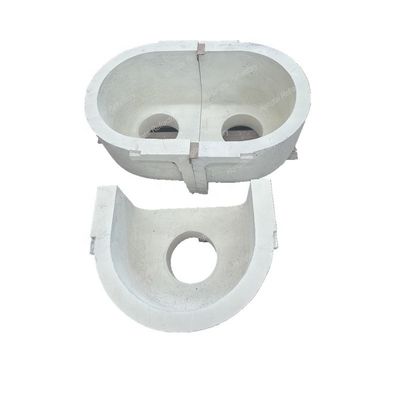 AZSPT33 Casting Brick for Glass Kiln Feeder Spout High Refractoriness and Durability