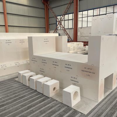 16% SiO2 Content Electro-Cast AZS ZAC Bricks for Glass Furnace Melting Side Wall Brick