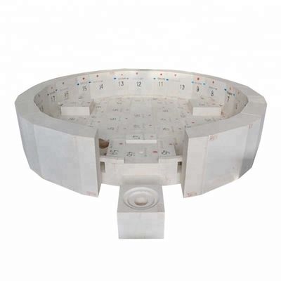 Cutting Processing Service Fused Cast Zirconia Corundum Brick for Glass Manufacturing