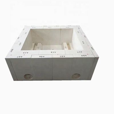 Fused Cast AZS Blocks for Glass Kiln 32-41% MgO Content and Excellent Wear Resistance