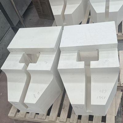 Customized AZS Spouts for Pharmaceutical Glass Tube Production Solutions in White