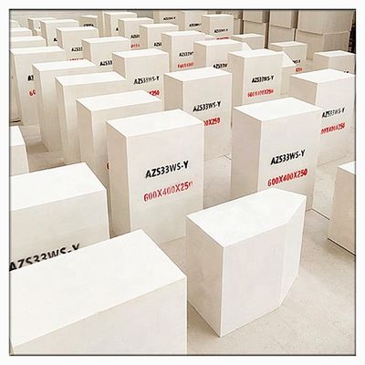 Top- Fused Cast Zirconia Corundum Block AZS 33 Brick for Glass Melting Furnace