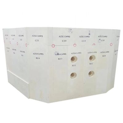 Oxidized Fused Cast AZS Firebrick for Glass Kiln Customized by Henan Refractory Brick