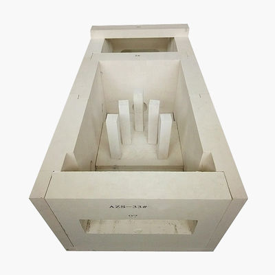 Zirconium Corundum Bricks Refractory Fused Cast AZS Bricks for Glass Melting Furnace