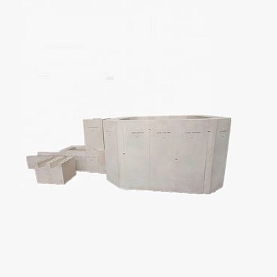 High Density Fused Cast AZS Refractories Zirconium Corundum Bricks for Glass Industry
