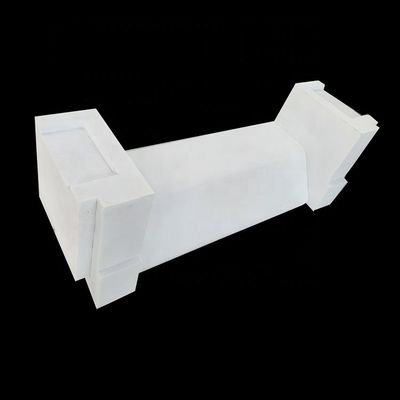 2% Apparent Porosity Fused Alumina Block for Glass Kiln Lip Stone Brick High Purity