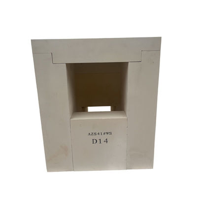 Leavings Fused Cast AZS Zirconia Corundum Refractory Block Guarantee For Glass Furnace