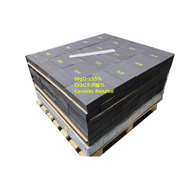 Welding Refractory Bricks for AOD Furnace Magnesite Chrome Brick Welding Processing Service 0% SiC Content