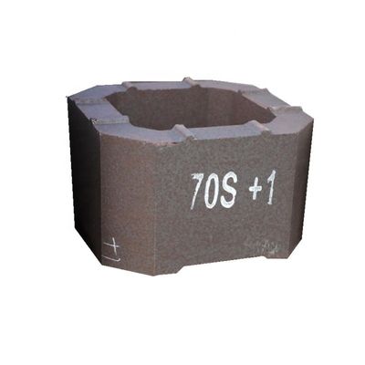 AOD Furnace Refractory Bricks Magnesite Chrome Brick With 0% SiC Content And 1550 RUL